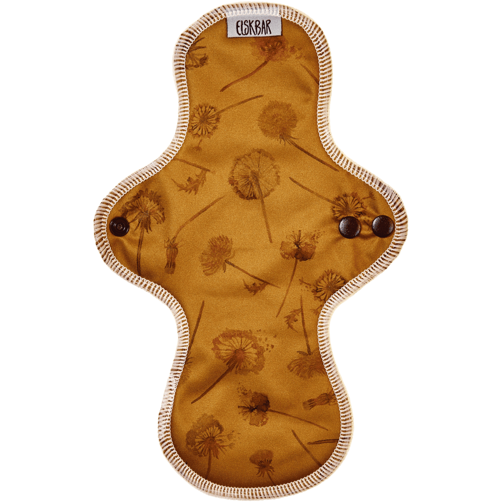 Elskbar Medium / Daytime Cloth Pad - PREORDER-Cloth Sanitary Pads-Elskbar-Dandelion-The Nappy Market
