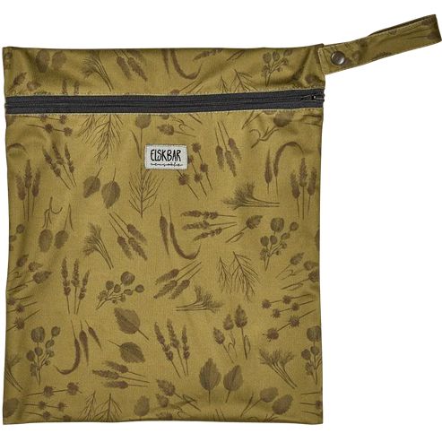 Elskbar Medium Wet Bag-Wet Bag-Elskbar-Grasses-The Nappy Market