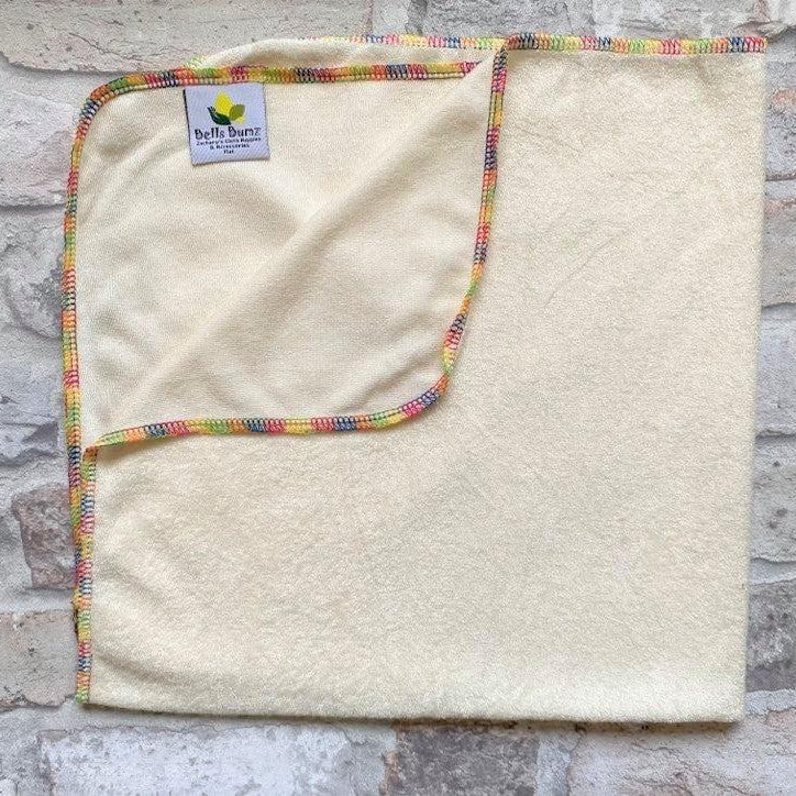 Bells Bumz Bamboo Flat Terry Nappy-Flat Nappy-Bells Bumz-The Nappy Market