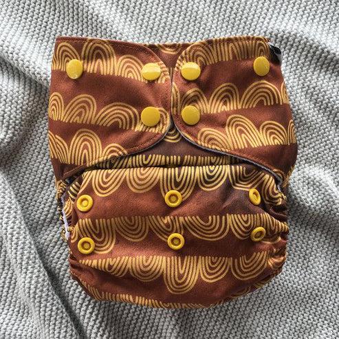 Frank Nappies Pocket Nappy-Pocket Nappy-Frank-Earth Rainbow-The Nappy Market