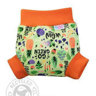 Petit Lulu Pull Up Nappy Cover Large-Wrap-Petit Lulu-Go Green-The Nappy Market