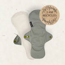 Eco Mini Bamboo Contour Cloth Pad - Heavy / Night-Cloth Sanitary Pads-Eco Mini-Moss-The Nappy Market