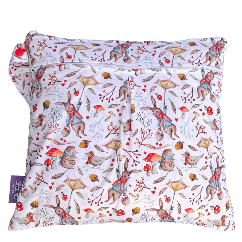 Little Lovebum - Medium Double Zip Wet Bag-Wet Bag-Little Love Bum-Breezy Burrows-The Nappy Market