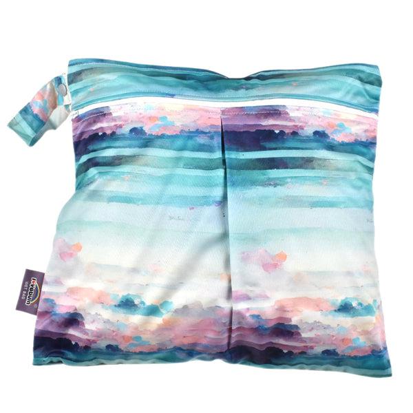 Little Lovebum - Medium Double Zip Wet Bag-Wet Bag-Little Love Bum-Sunset-The Nappy Market