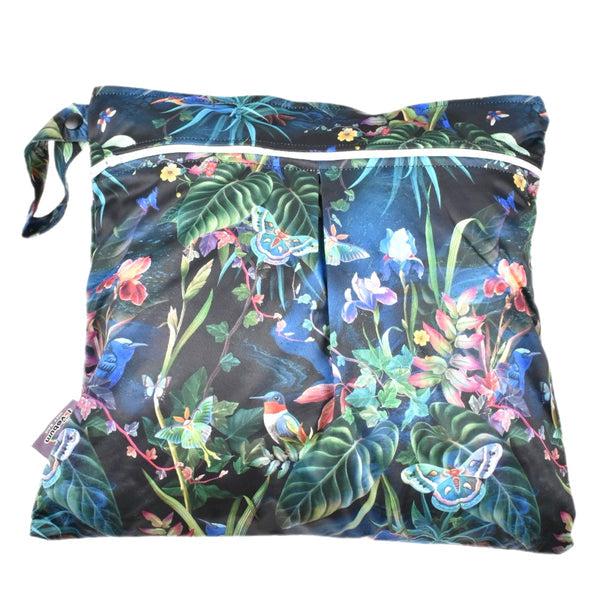 Little Lovebum - Medium Double Zip Wet Bag-Wet Bag-Little Love Bum-Jungle Jewel-The Nappy Market