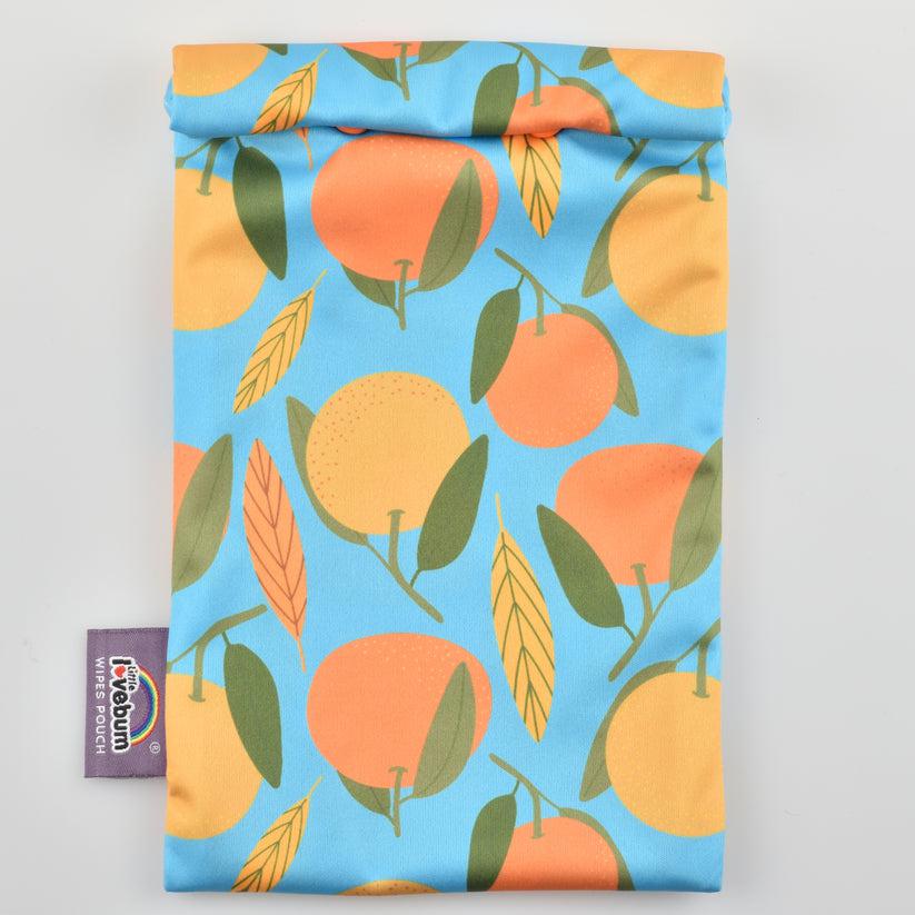 Little Lovebum Wipes Pouch-Wet Bag-Little Love Bum-Clementine-The Nappy Market