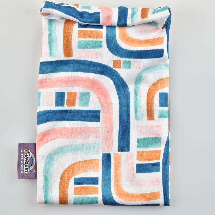 Little Lovebum Wipes Pouch-Wet Bag-Little Love Bum-Wanderlust-The Nappy Market