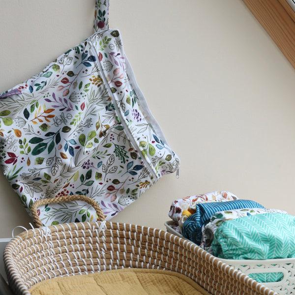 Little Lovebum - Medium Double Zip Wet Bag-Wet Bag-Little Love Bum-Akiho-The Nappy Market