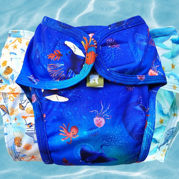 Little Lamb Reusable Swim Nappy-The Nappy Market-The Nappy Market