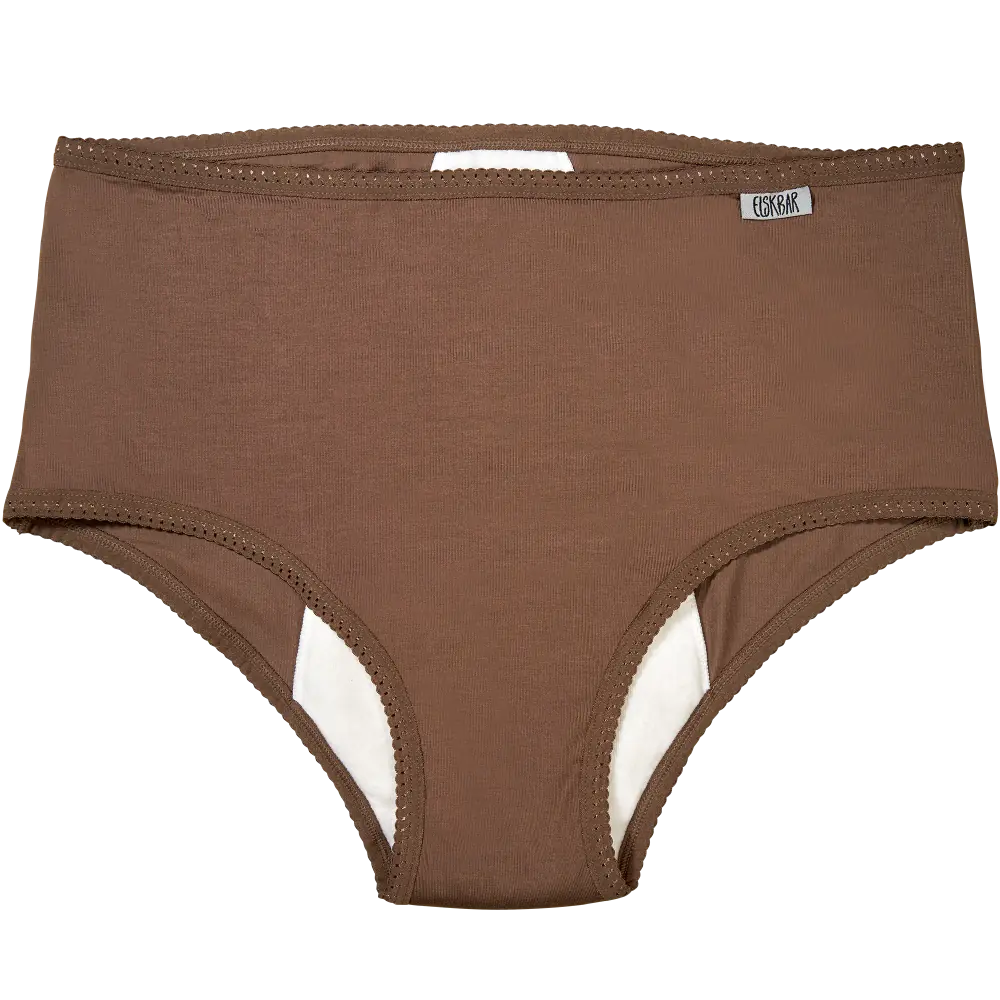 Elskbar Heavy Flow Period Underwear-Cloth Sanitary Pads-Elskbar-Chestnut-The Nappy Market
