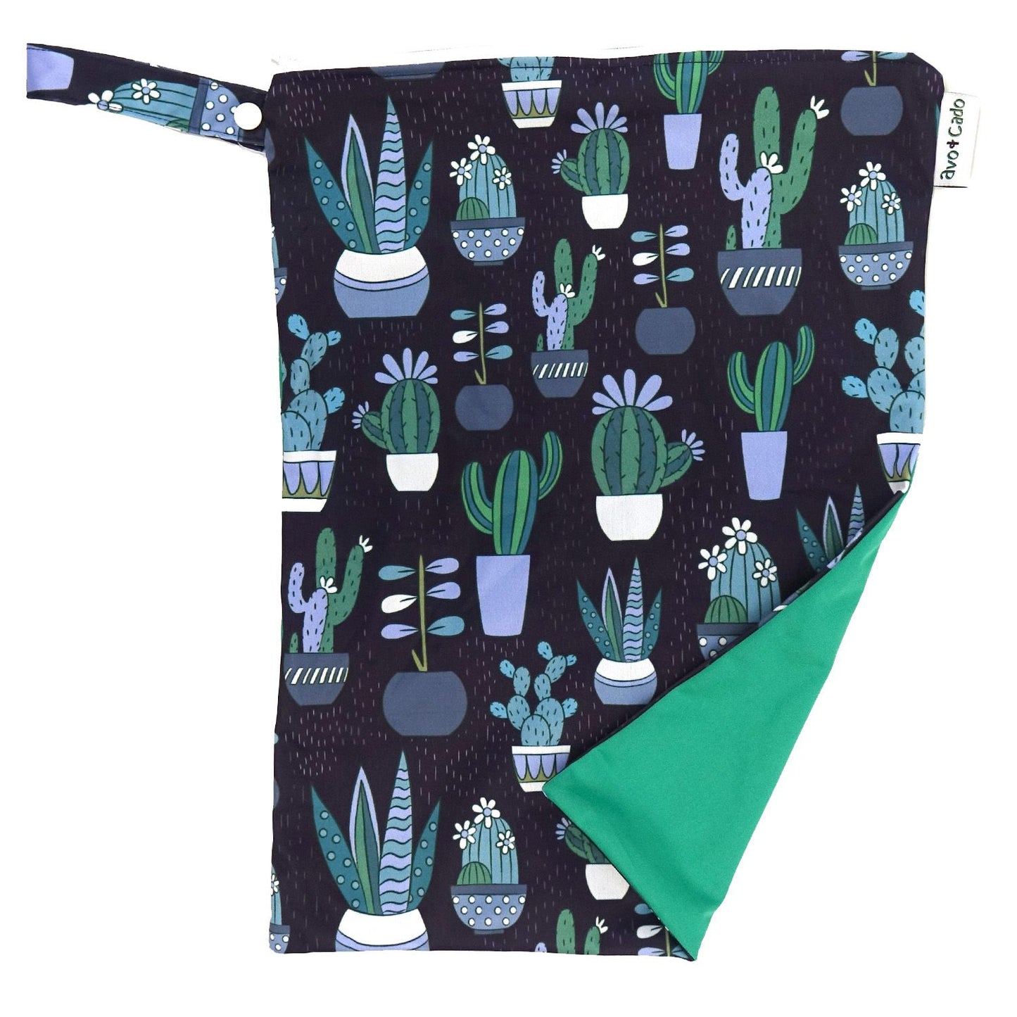 Avo + Cado - Medium Wet Bag-Wet Bag-Avo + Cado-Cactus-The Nappy Market
