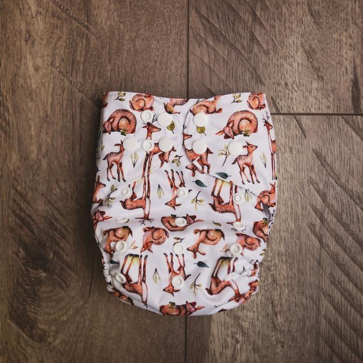 Alcmena V3.5 Snap & Wipe Nappy-All in Two Nappy-Alcmena-Deerlightful-The Nappy Market