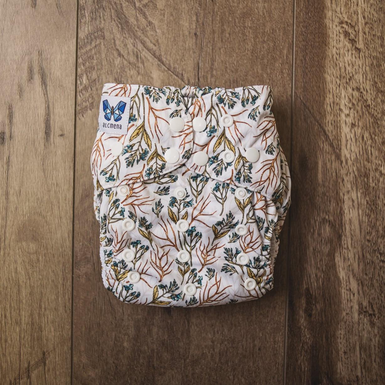 Alcmena V3.5 Snap & Wipe Nappy-All in Two Nappy-Alcmena-Golden Blue M-The Nappy Market
