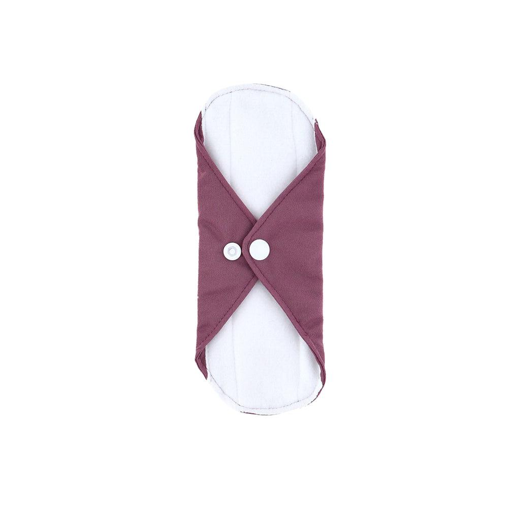 Little Lamb Cloth Sanitary Pad Panty Liner Aubergine-Cloth Sanitary Pads-Little Lamb-Single-The Nappy Market