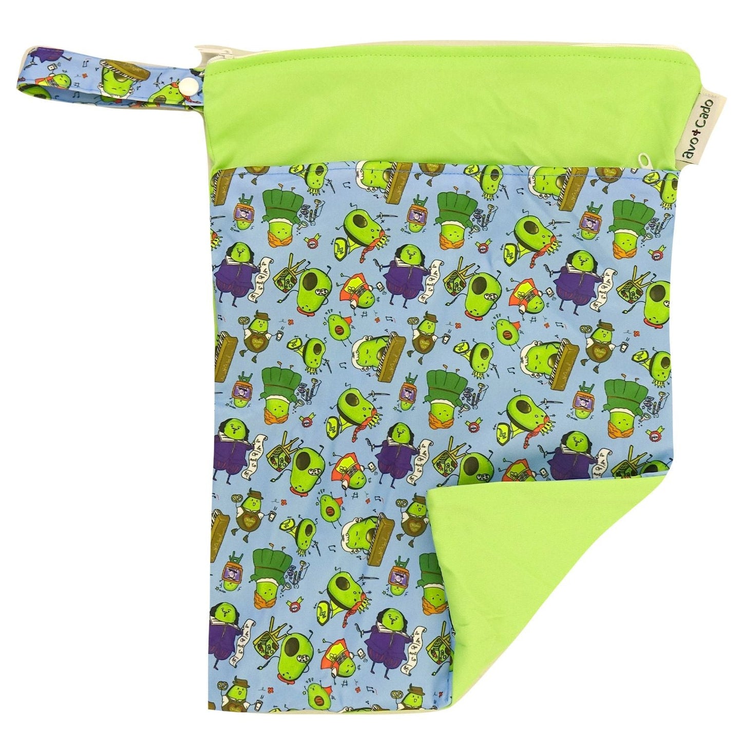 Avo and Cado - Medium Wet Bag - double zip-Accessories-Avo & Cado-Avacado Friends-The Nappy Market
