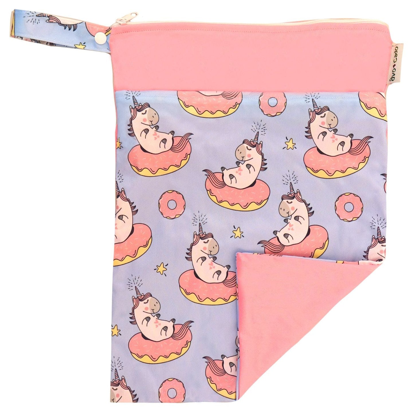 Avo and Cado - Medium Wet Bag - double zip-Accessories-Avo & Cado-Unicorn-The Nappy Market