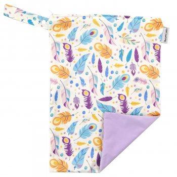 Avo and Cado - Medium Wet Bag-Accessories-Avo & Cado-Feathers-The Nappy Market