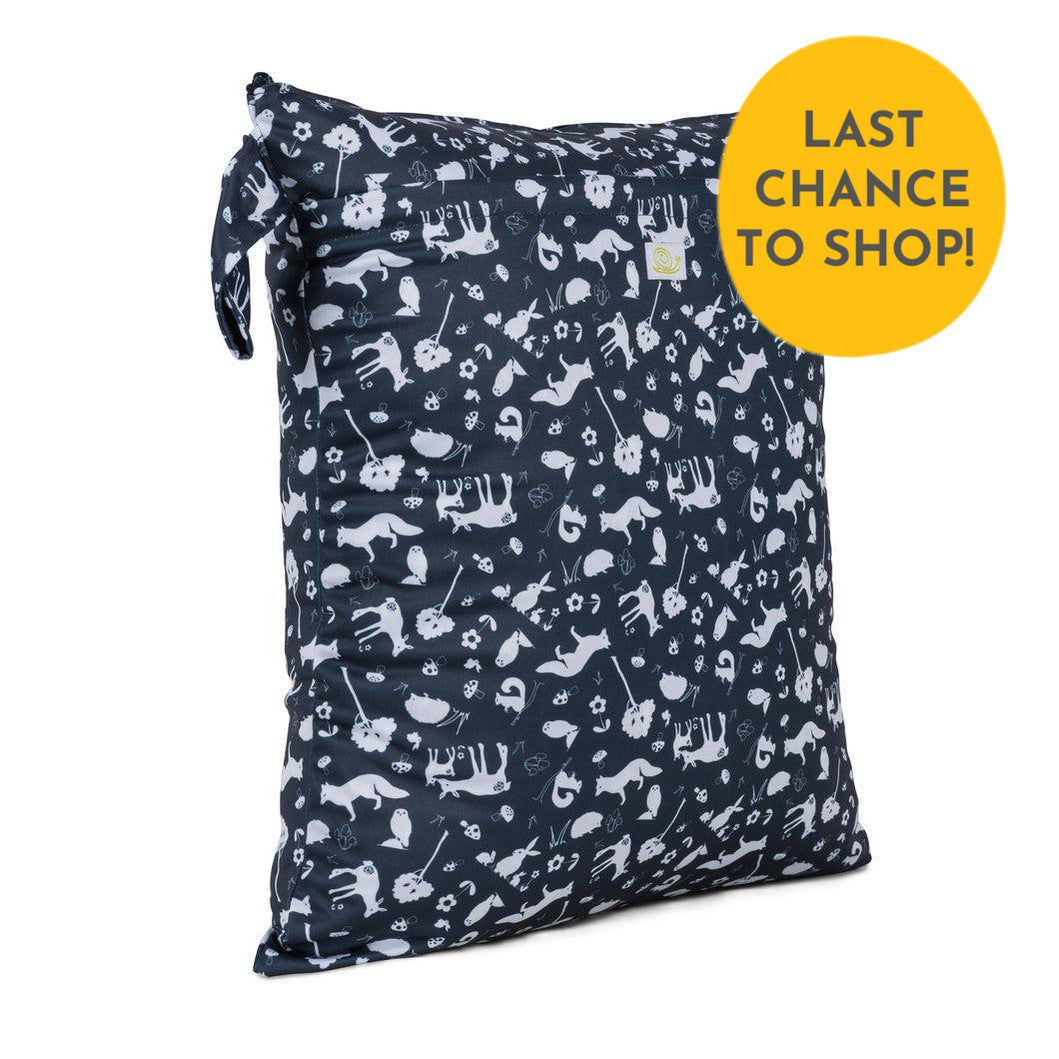 Baba + Boo Medium Wet Bag - double zip-Wet Bag-Baba & Boo-Nightlife-The Nappy Market