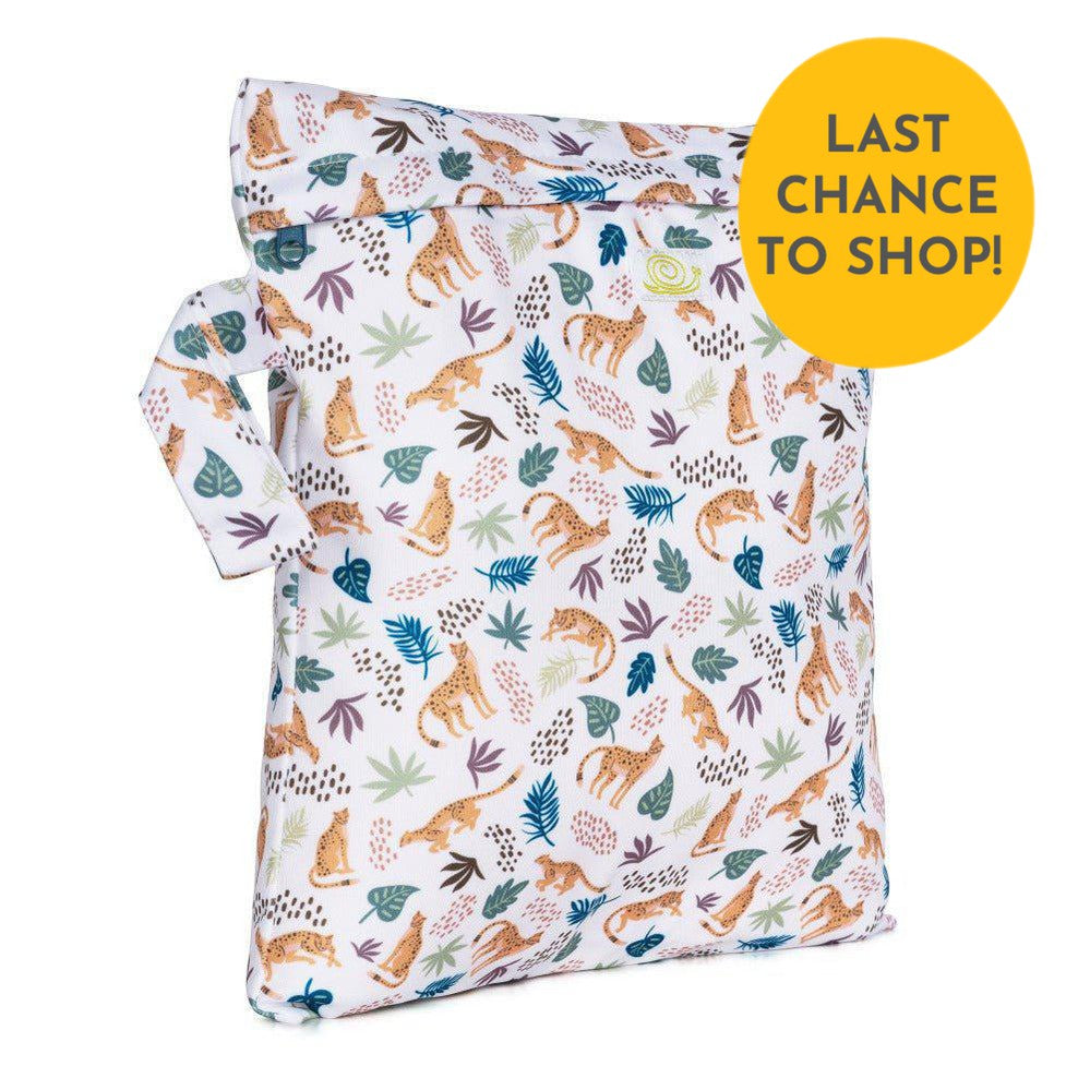 Baba + Boo Small Wet Bag-Wet Bag-Baba & Boo-Cheetahs-The Nappy Market