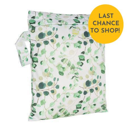 Baba + Boo Small Wet Bag-Wet Bag-Baba & Boo-Eucalyptus-The Nappy Market