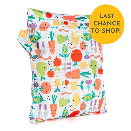 Baba + Boo Small Wet Bag-Wet Bag-Baba & Boo-Fruit & Veg-The Nappy Market