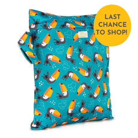 Baba + Boo Small Wet Bag-Wet Bag-Baba & Boo-Toucans-The Nappy Market