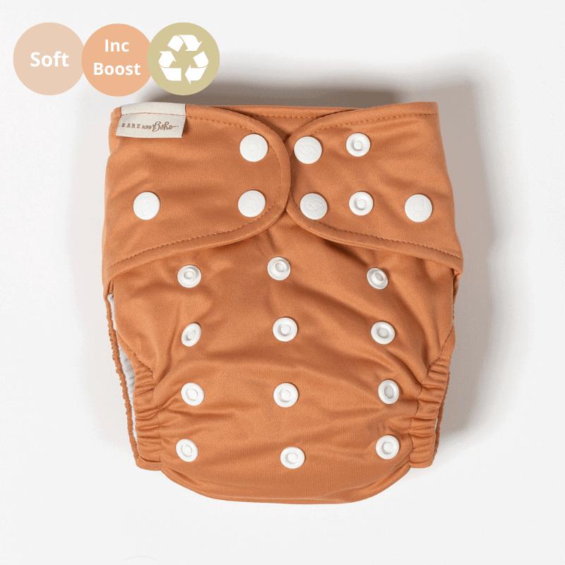 Bare & Boho Ai2 Nappy Set Earth-All in Two Nappy-Bare & Boho-The Nappy Market