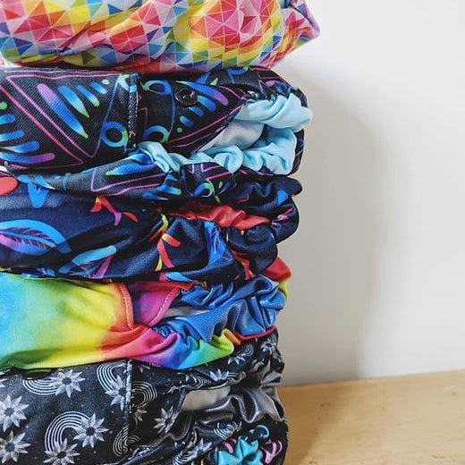 Bells Bumz Reusabelles All in Two Fliip Nappy Cover-All in Two Nappy-Bells Bumz-Colours in the Wind-The Nappy Market