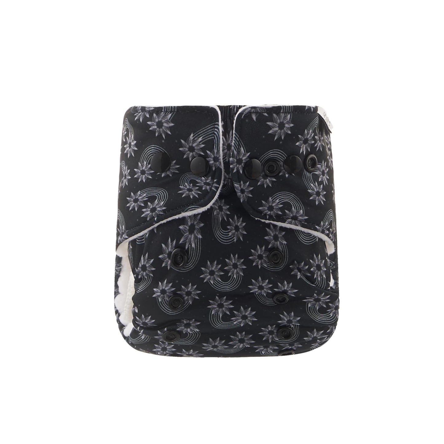 Bells Bumz Reusabelles Size 1 Newborn Roller-All in One Nappy-Bells Bumz-Midnight Rainbow-The Nappy Market