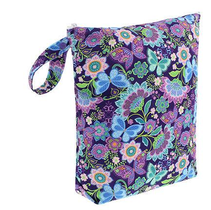 Blueberry Medium Wet Bag-Wet Bag-Blueberry-Rainforest Garden-The Nappy Market