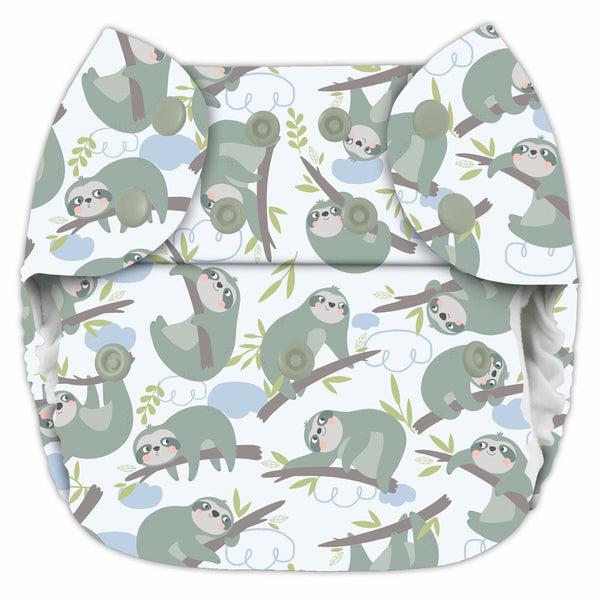 Blueberry Simplex Organic Cotton All in One Nappy-All In One Nappy-Blueberry-Lazy-The Nappy Market