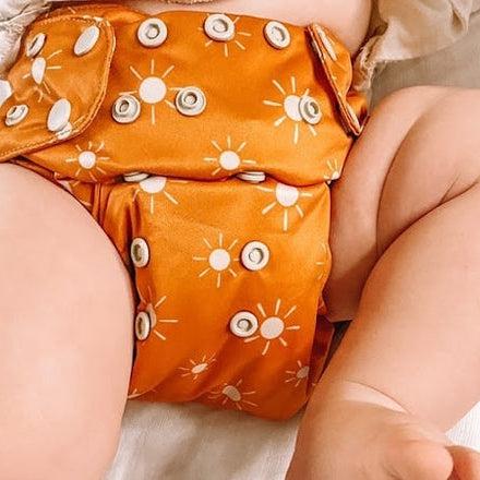 Dinky Dodo Original AI2 Pocket Nappy-All in Two Nappy-Dinky Doo-Golden Sun-The Nappy Market