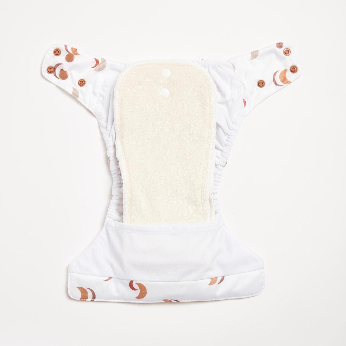 EcoNaps All in Two Pocket Nappy Desert Moon-All in Two Nappy-EcoNaps-The Nappy Market
