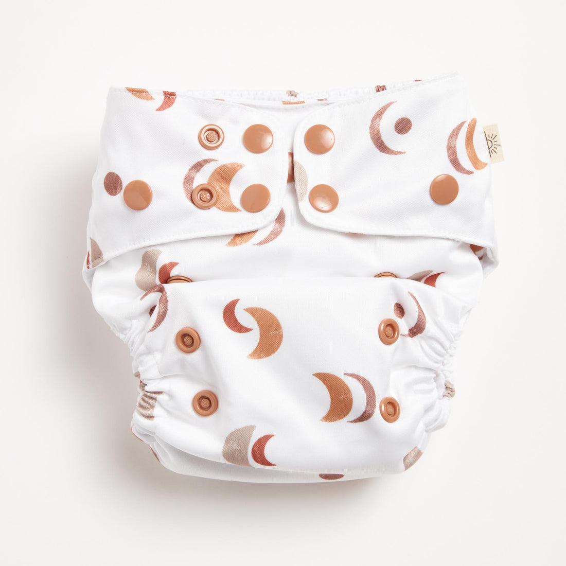 EcoNaps All in Two Pocket Nappy Desert Moon-All in Two Nappy-EcoNaps-The Nappy Market