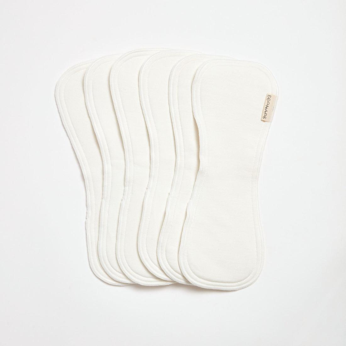 EcoNaps Hourglass Bamboo Booster-Flat Nappy-EcoNaps-Kit (6)-The Nappy Market