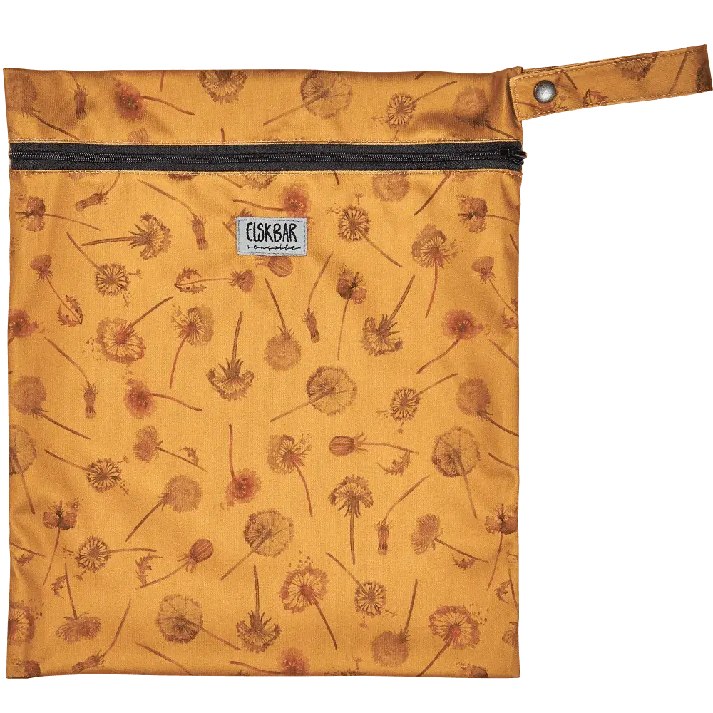 Elskbar Medium Wet Bag Dandelion-Wet Bag-Elskbar-The Nappy Market