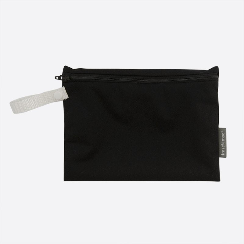 Imse Vimse Mini Wet Bag Wipes Pouch-Wet Bag-Imse Vimse-Black-The Nappy Market