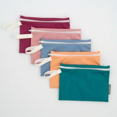 Imse Vimse Mini Wet Bag Wipes Pouch-Wet Bag-Imse Vimse-Black-The Nappy Market
