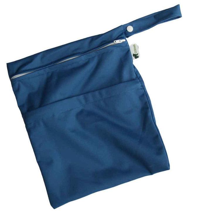Little Lamb Double Zip Small Wet Bag-Wet Bag-Little Lamb-Denim-The Nappy Market