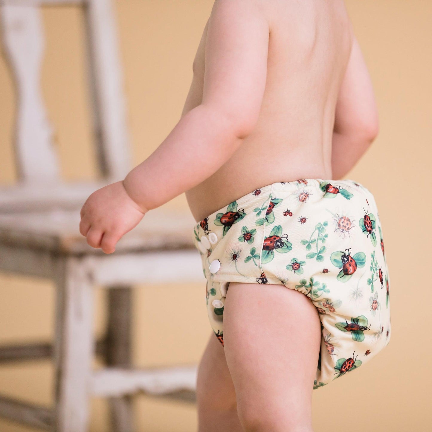 Little Lamb ONE SIZE Pocket Nappy-Pocket Nappy-Little Lamb-Blush Pink-The Nappy Market