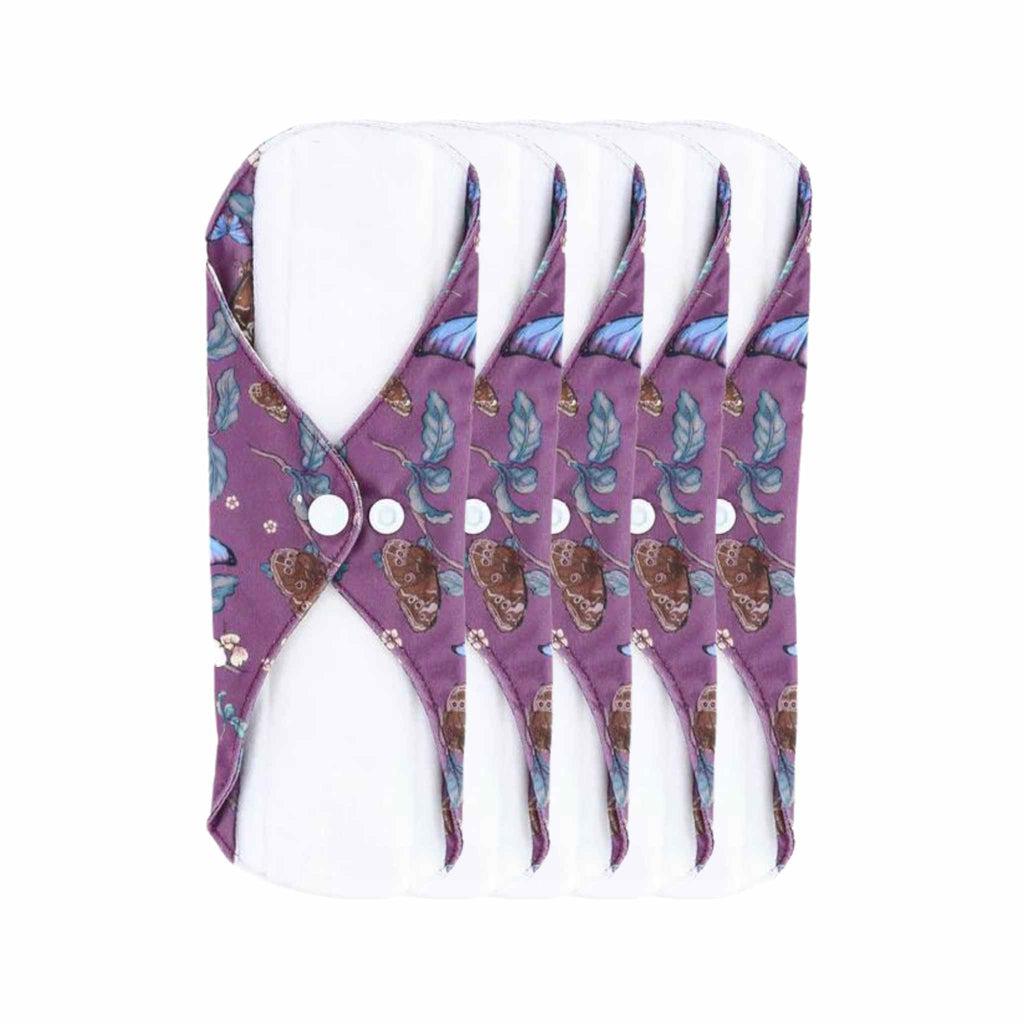 Little Lamb Cloth Sanitary Pad Panty Liner Butterfly Ballad-Cloth Sanitary Pads-Little Lamb-Pack of 5-The Nappy Market