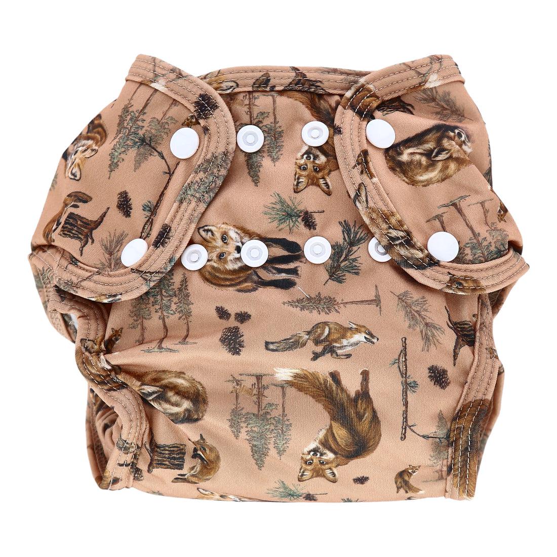 Little Lamb Sized Pocket Nappy Size 1-Pocket Nappy-Little Lamb-Bushy Tails-The Nappy Market