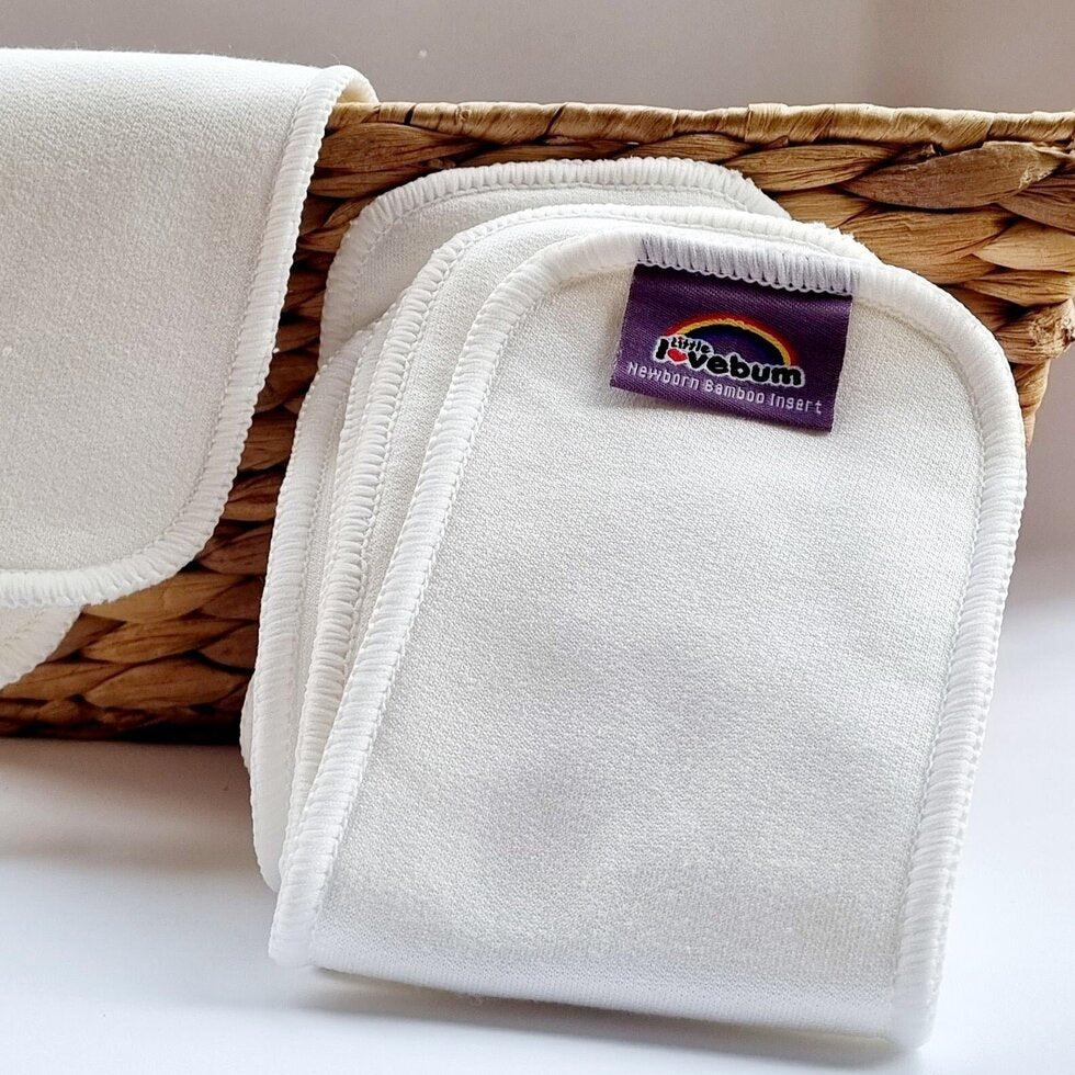 Little Love Bum - Newborn Bamboo Insert - 3 pack-Flats & Inserts-Little Love Bum-The Nappy Market