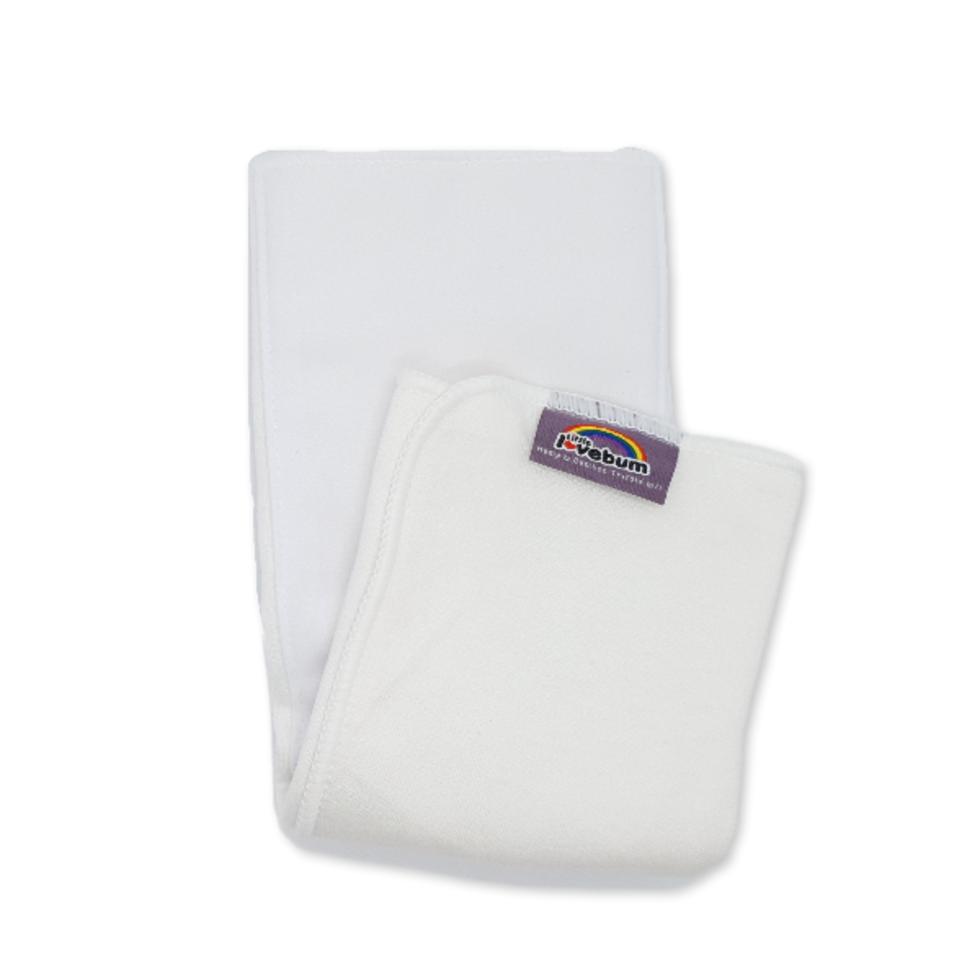 Little Lovebum Hemp & Bamboo Trifold-Flats & Inserts-Little Love Bum-Small-The Nappy Market