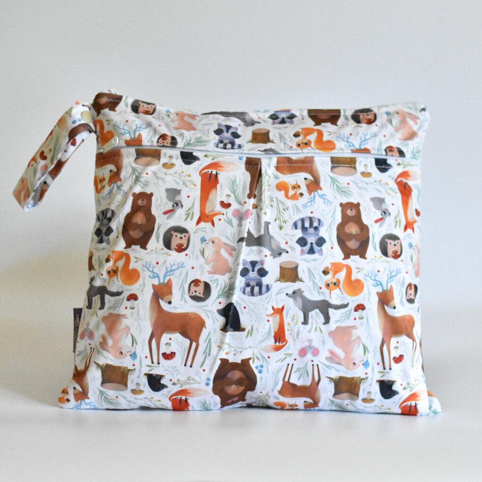 Little Love Bum - Medium Wet Bag (Various Patterns)-Accessories-Little Love Bum-Into the Wild-The Nappy Market