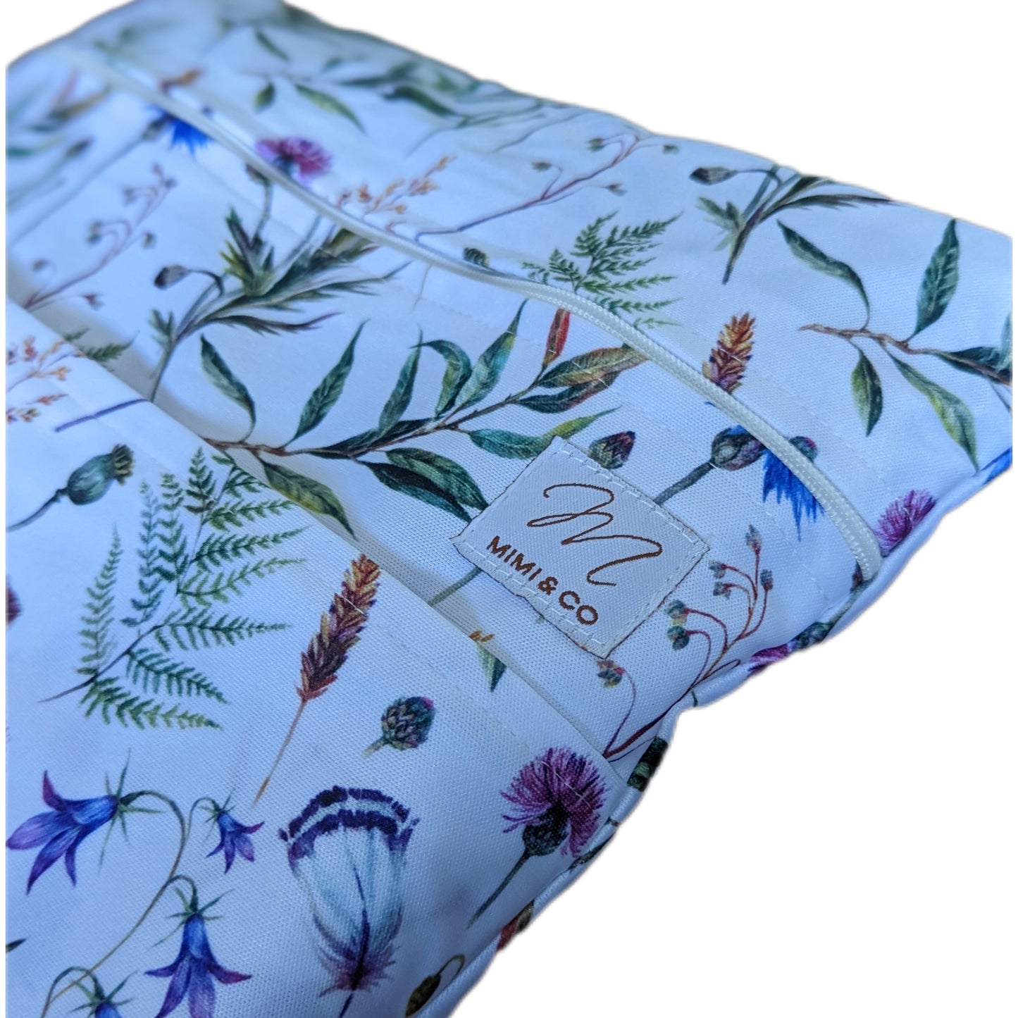 Mimi & Co Double Zip Large Wet Bag Wild Primrose-Wet Bag-Mimi & Co-The Nappy Market