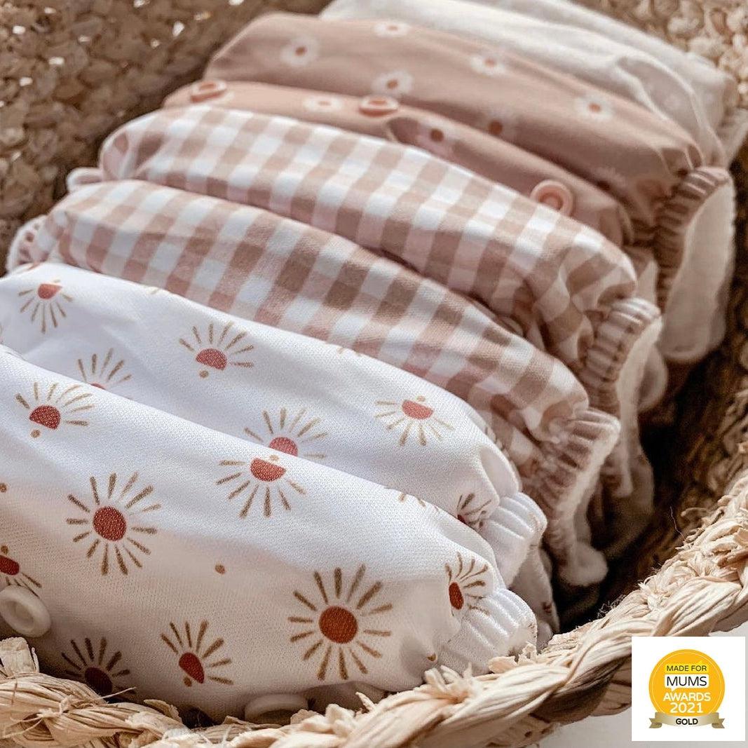 Modern Cloth Nappy Pearl Pocker All in One Nappy Day Dreamer-All In One Nappy-Modern Cloth Nappy-The Nappy Market