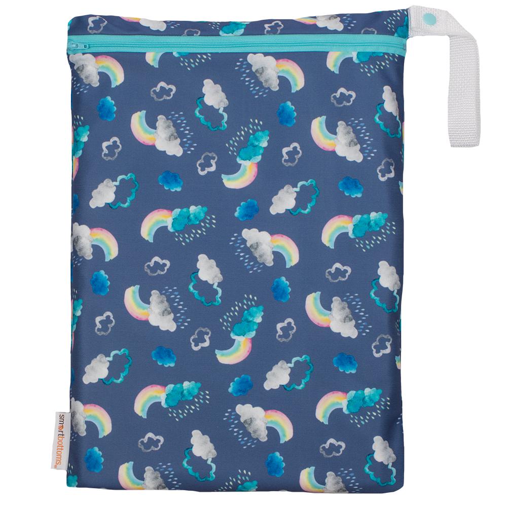 Smart Bottoms On-The-Go Medium Wet Bag-Wet Bag-Smart Bottoms-Over the Rainbow-The Nappy Market