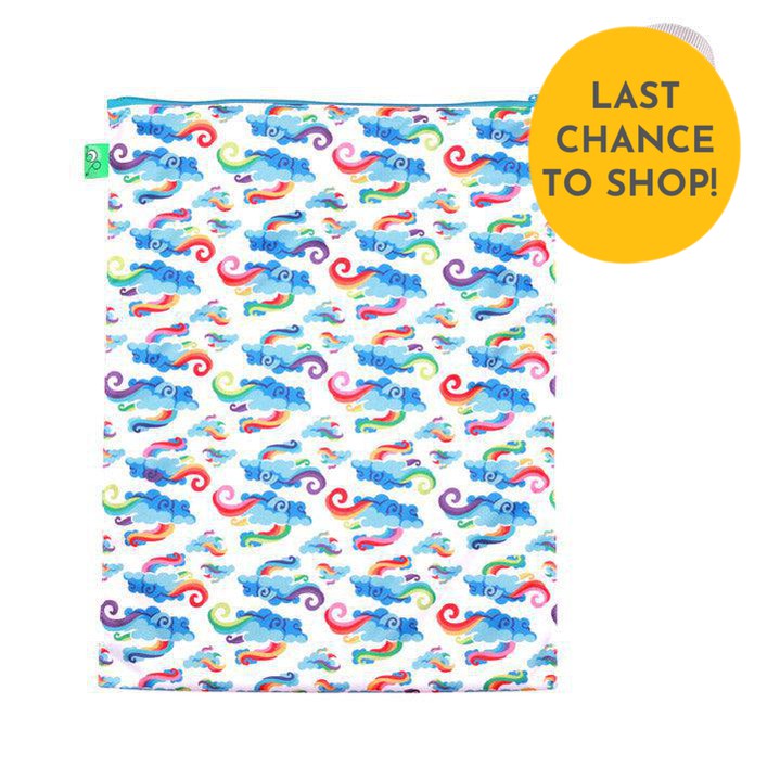 Tots Bots Waterproof Nappy Wet Bag-Wet Bag-Tots Bots-Breeze-The Nappy Market