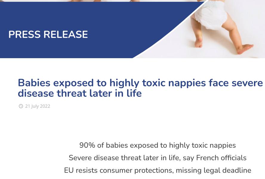 Dangerous toxins found in disposable nappies-The Nappy Market